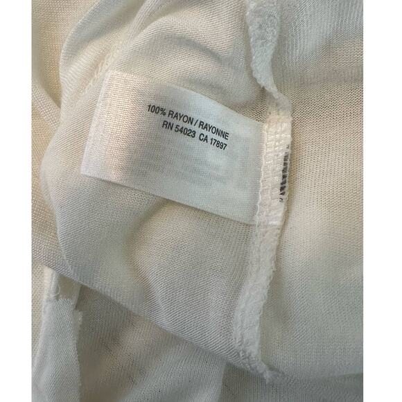 Old Navy white short ruffled sleeves top size XS - Picture 4 of 9